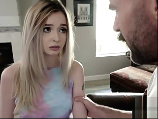 The Owner Caught the Worker and Fucked Her. Cum right in the Pussy hd blonde big dick video